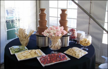 Chocolate Fountain Hire Caterers Easy Weddings