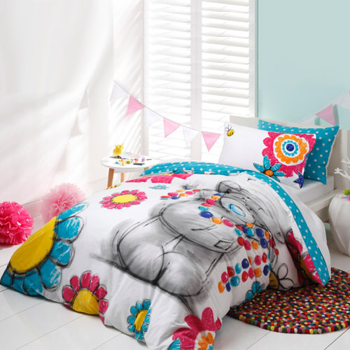 Tatty Teddy Kids Single Quilt Cover Set Logan Mason Wedding