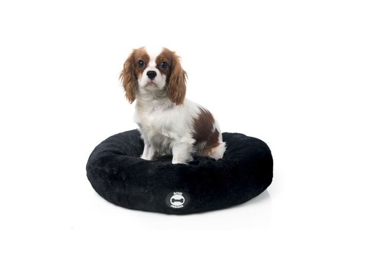 Bone Designs Cuddler Dog Bed Black Small Wedding Gift Registry Bone Designs Cuddler Dog Bed Black Small