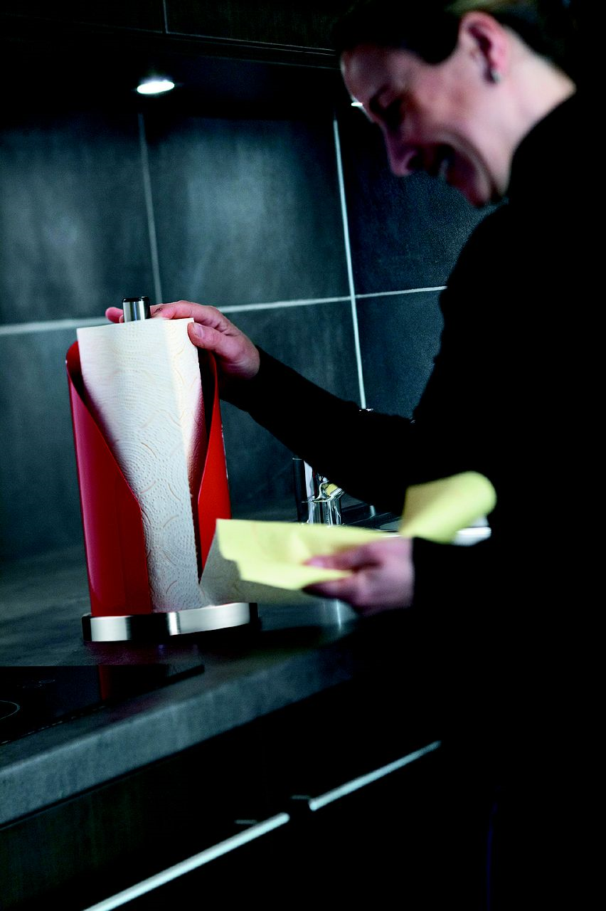 PAPER ROLL HOLDER-LEMON-YELLOW